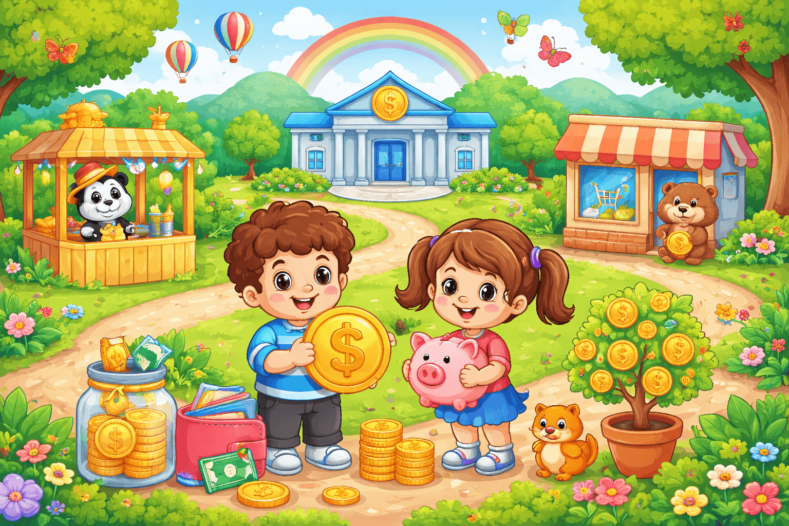 story time for toddlers to teach financial literacy and importance of money at early stage